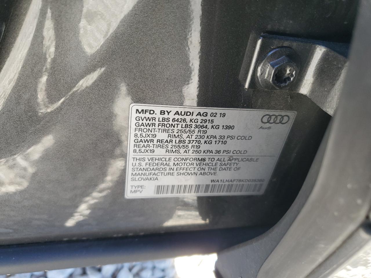 2019 AUDI Q7