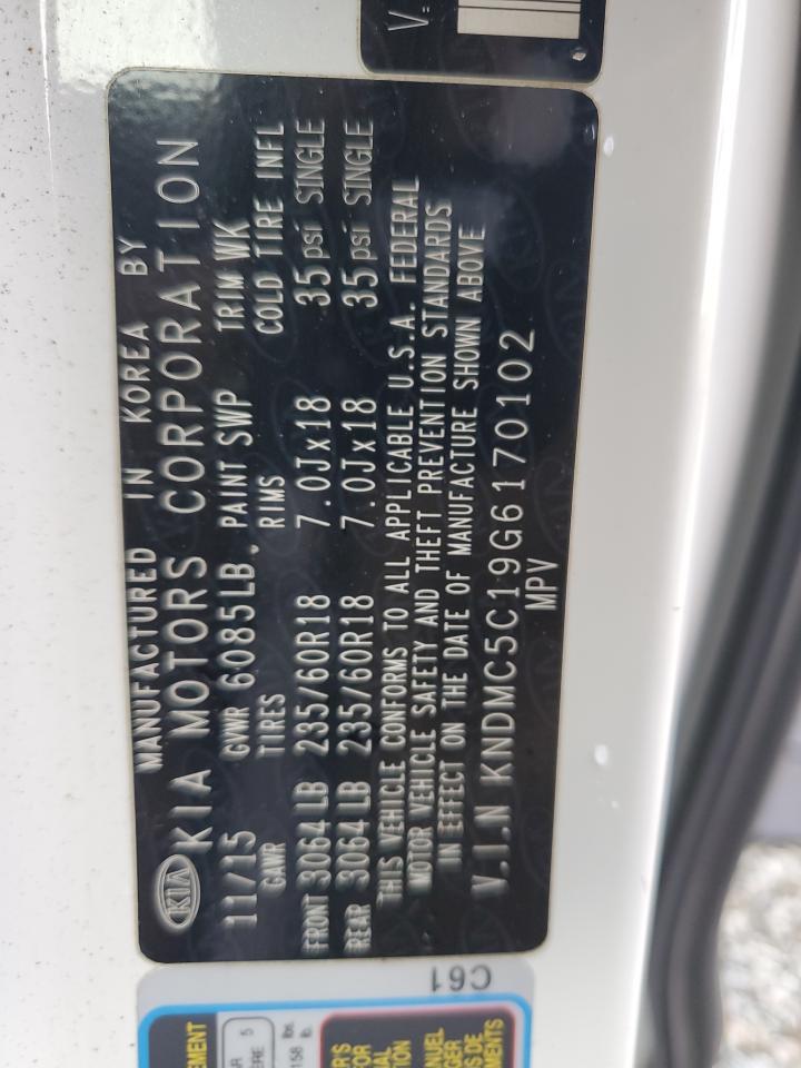 2016 KIA SEDONA