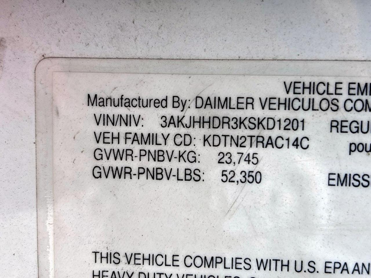 2023 FREIGHTLINER CASCADIA 126
