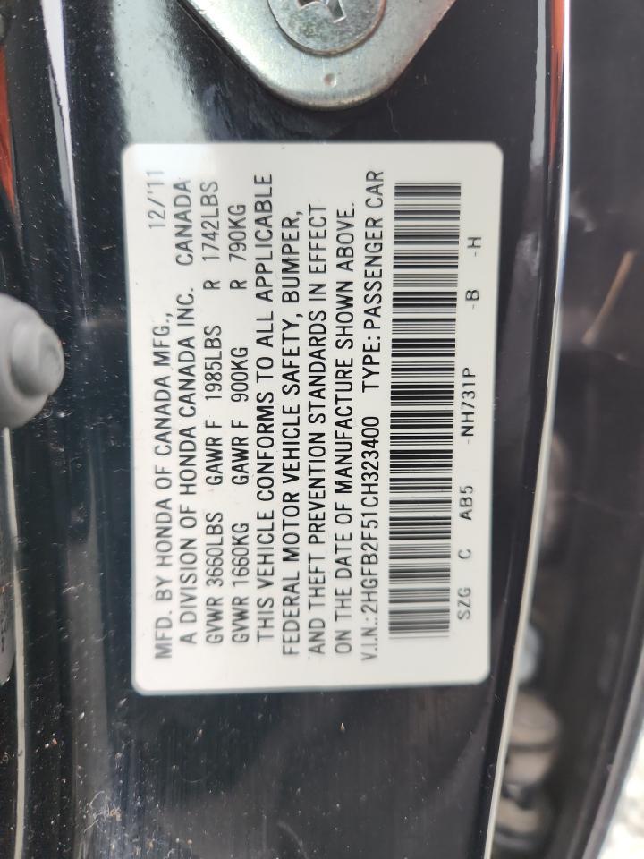 2012 HONDA CIVIC