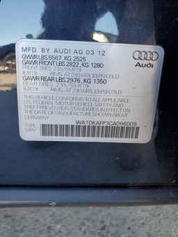 2012 AUDI Q5