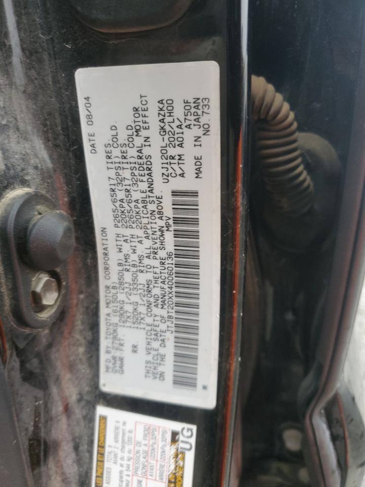 2004 LEXUS Gx 470