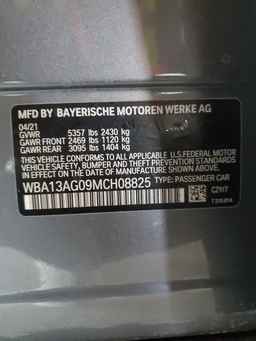 2021 BMW 5 series