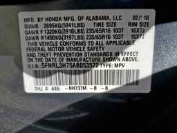2010 HONDA ODYSSEY