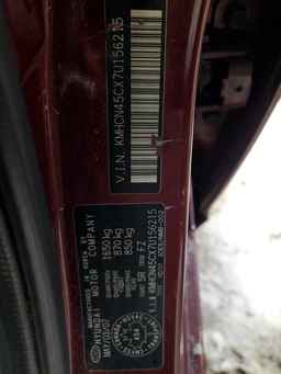 2007 HYUNDAI ACCENT