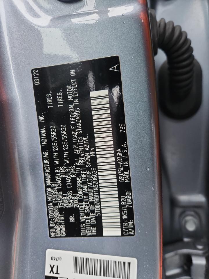 2022 TOYOTA HIGHLANDER