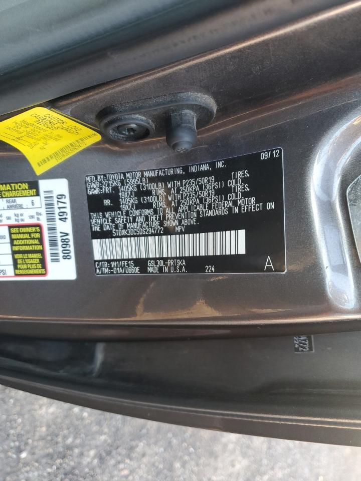 2013 TOYOTA SIENNA