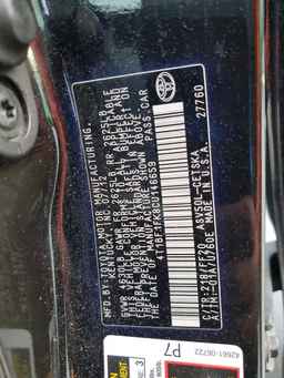 2012 TOYOTA CAMRY