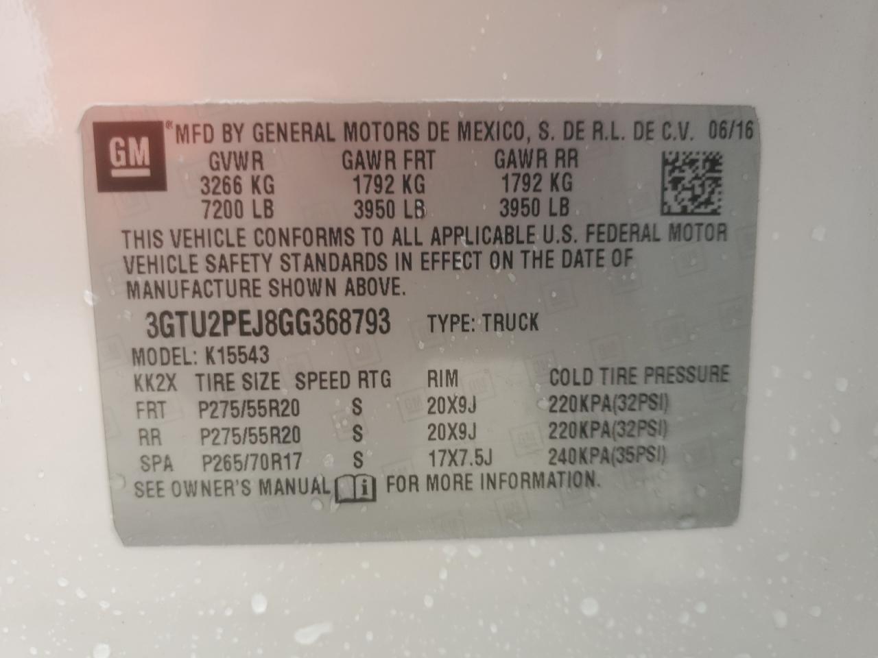 2016 GMC Sierra