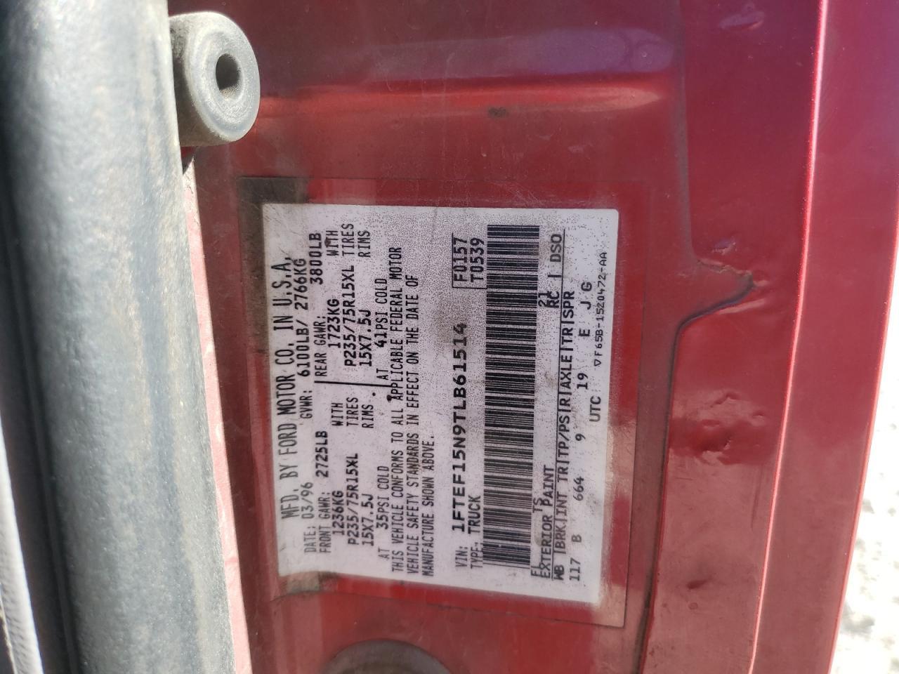1996 FORD F-150