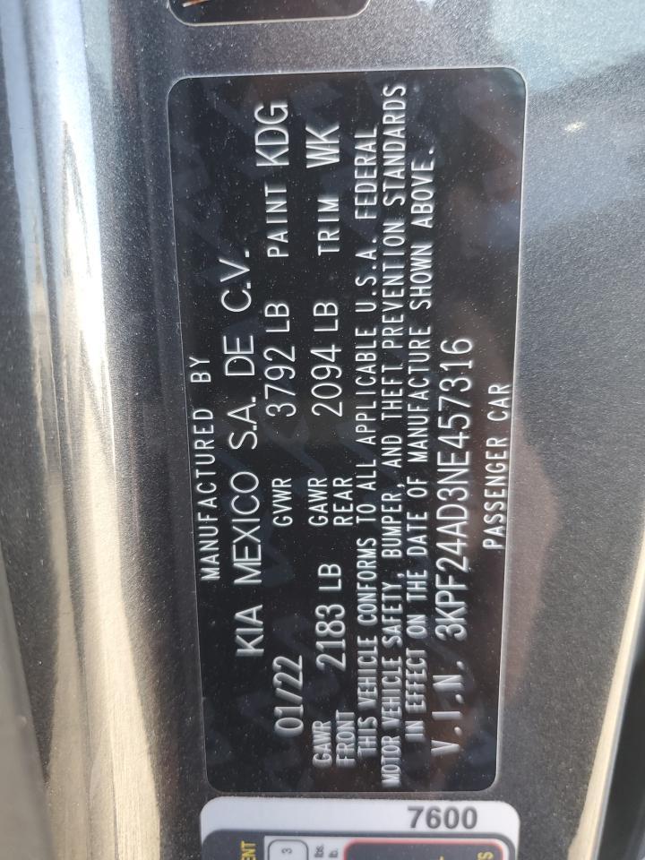 2022 KIA FORTE