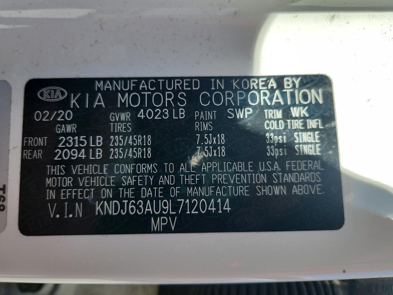 2020 KIA SOUL