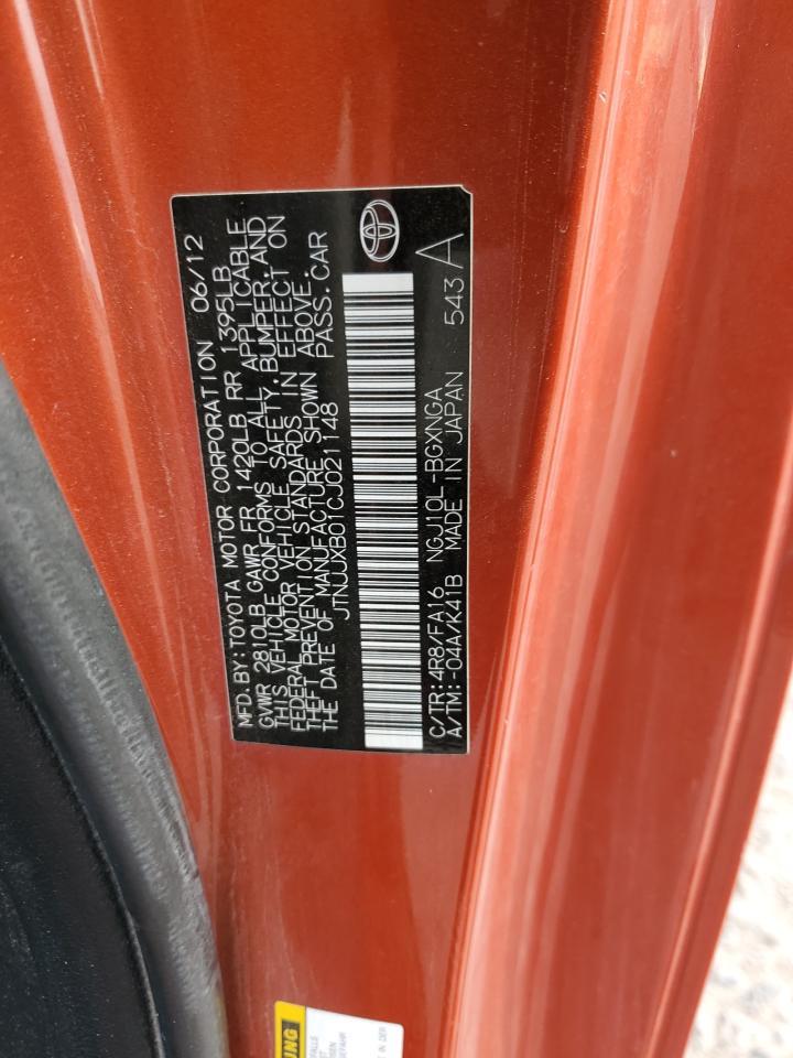 2012 TOYOTA SCION