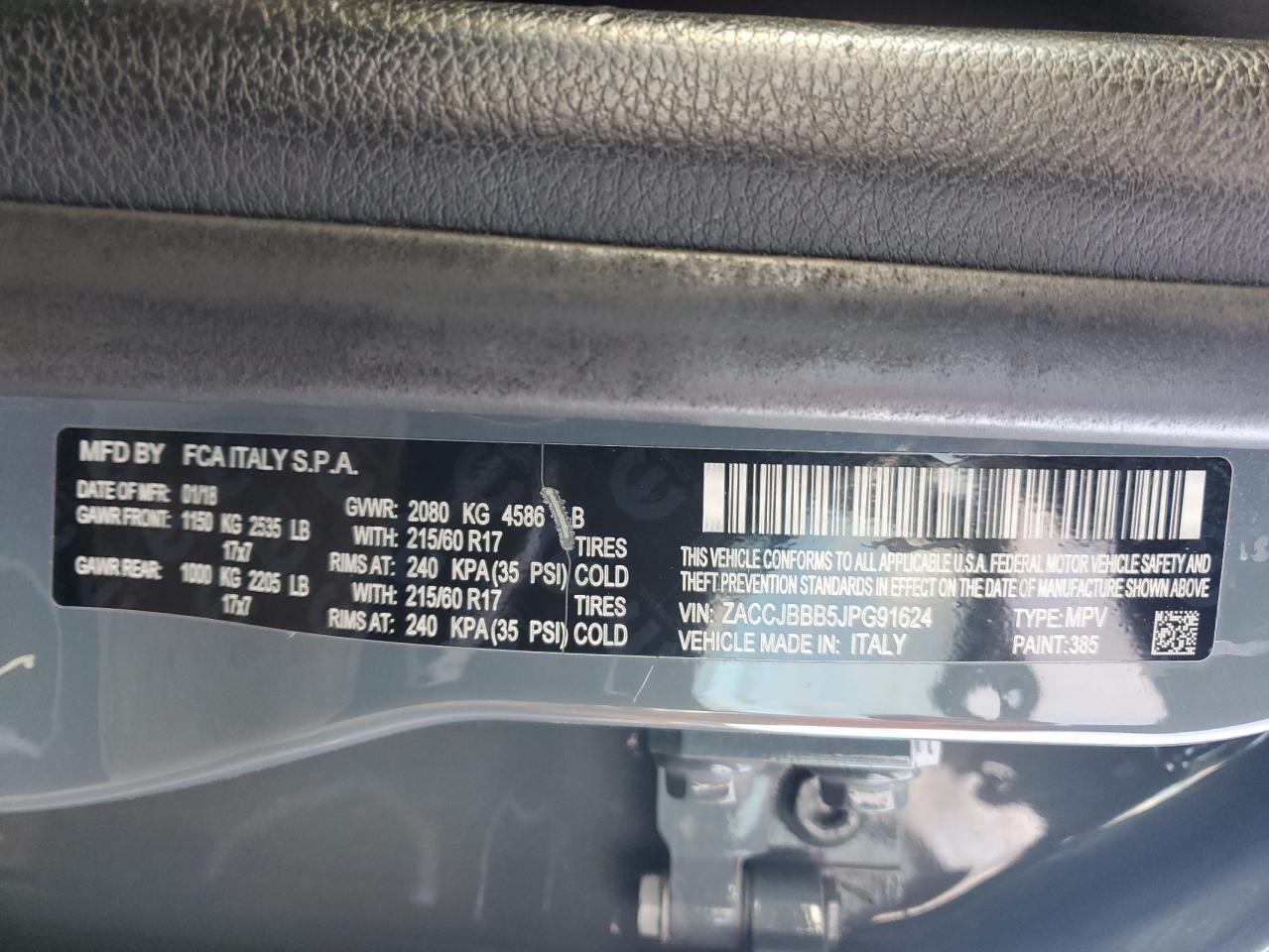 2018 JEEP Renegade