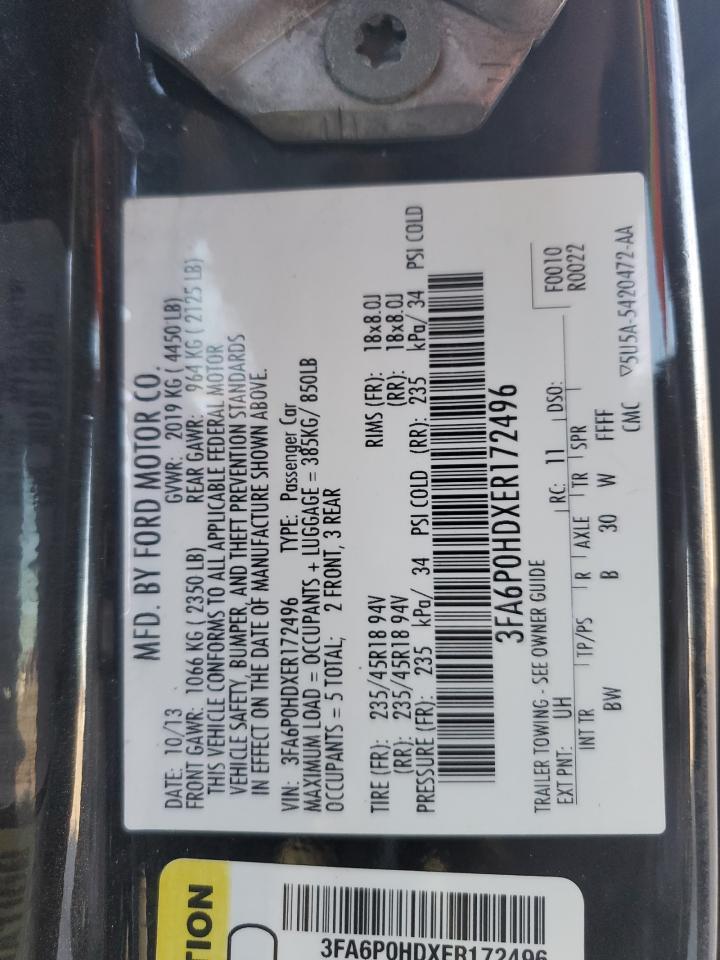 2014 FORD FUSION