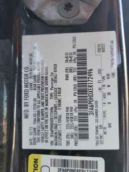2014 FORD FUSION