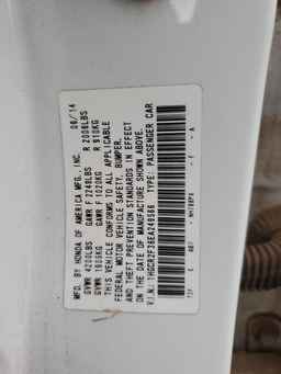 2014 HONDA ACCORD