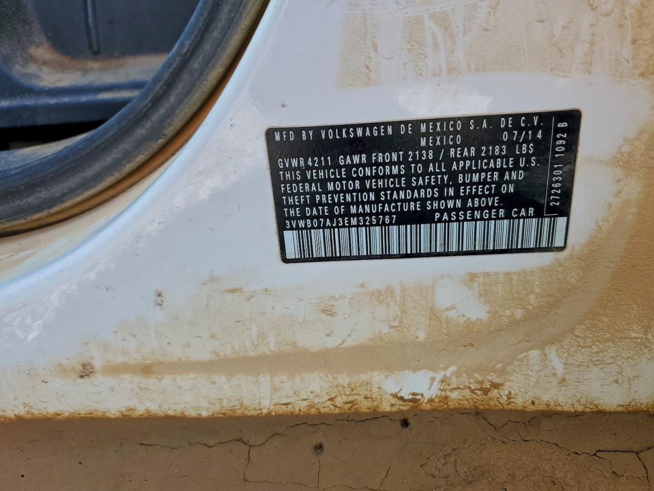 2014 VOLKSWAGEN JETTA