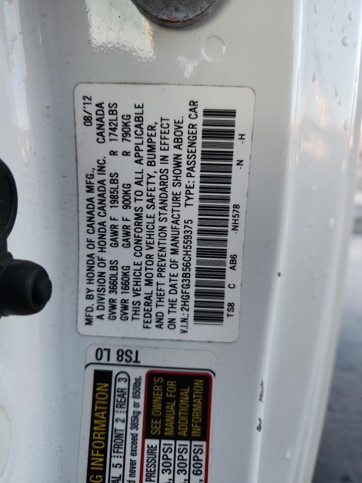 2012 HONDA CIVIC
