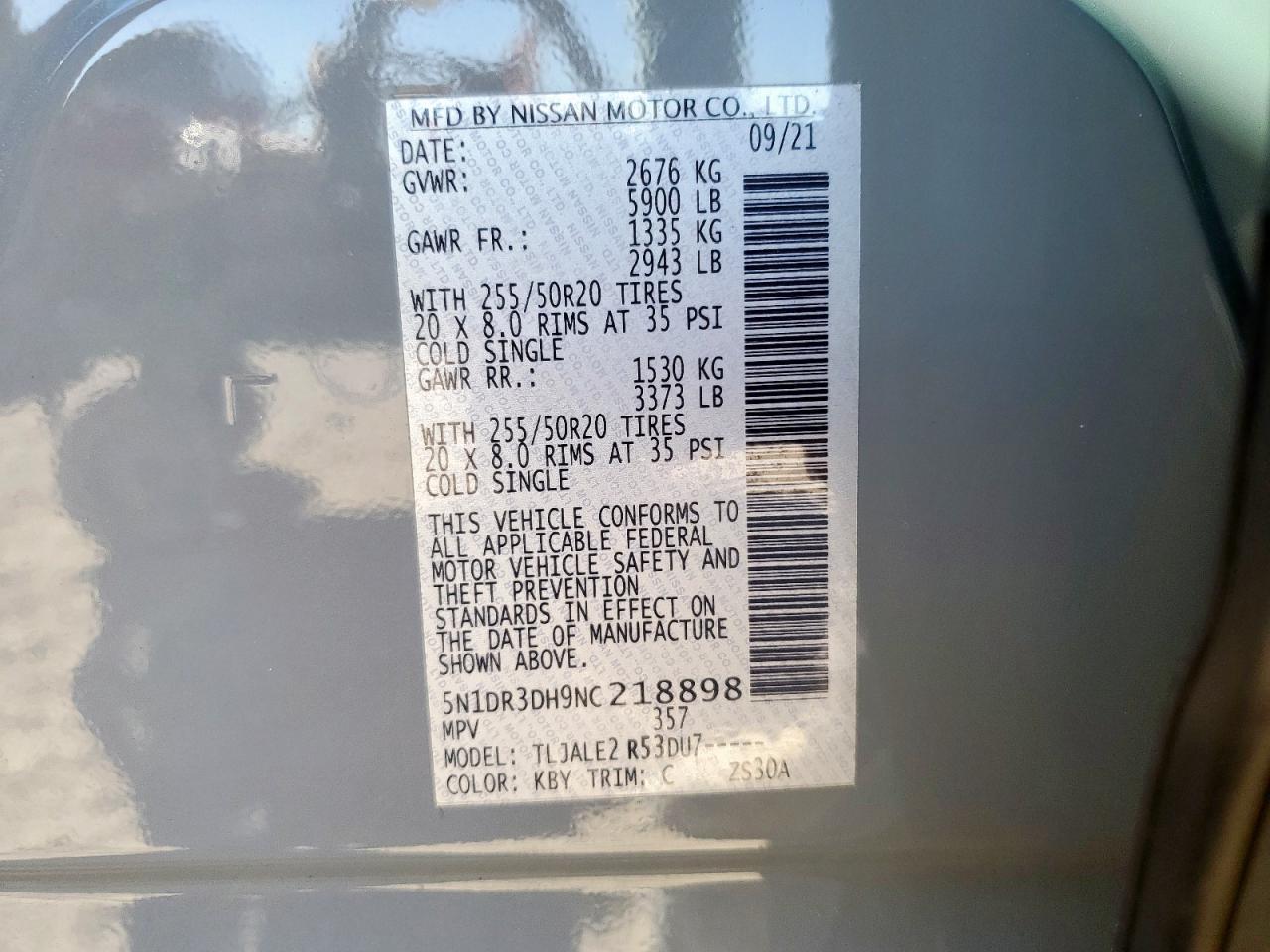 2022 NISSAN PATHFINDER
