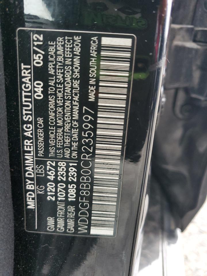 2012 MERCEDES-BENZ C-CLASS