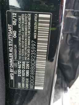 2012 MERCEDES-BENZ C-CLASS