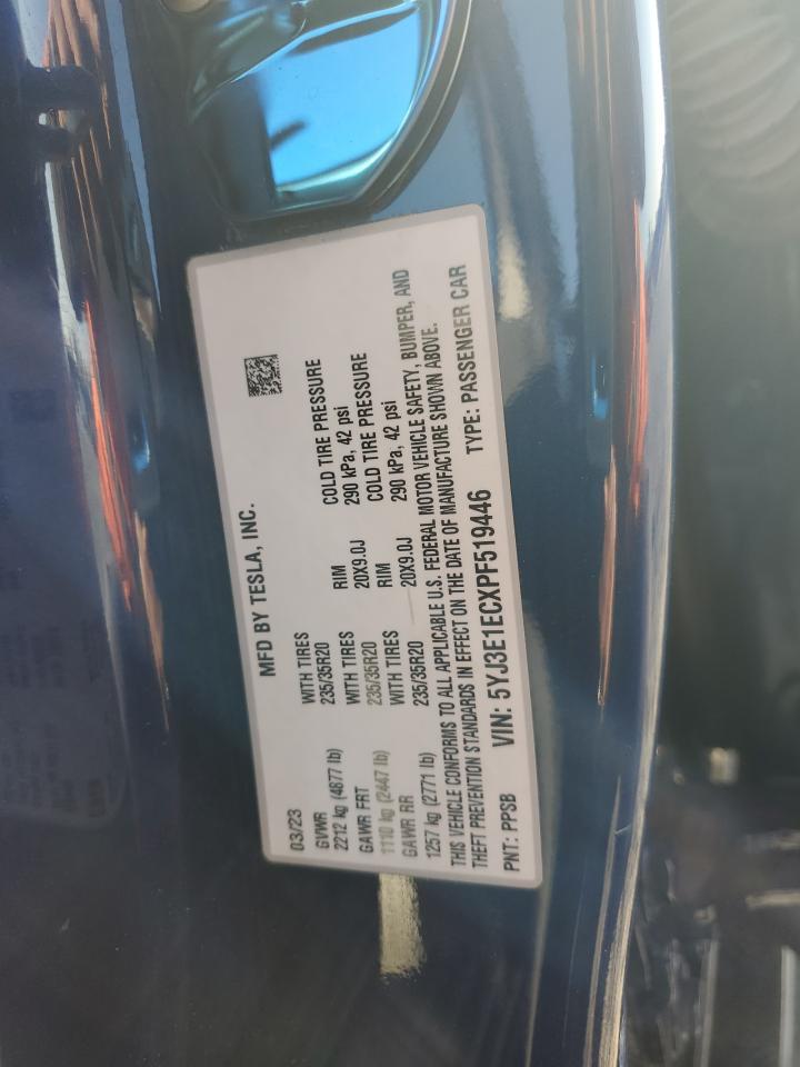 2023 TESLA MODEL 3