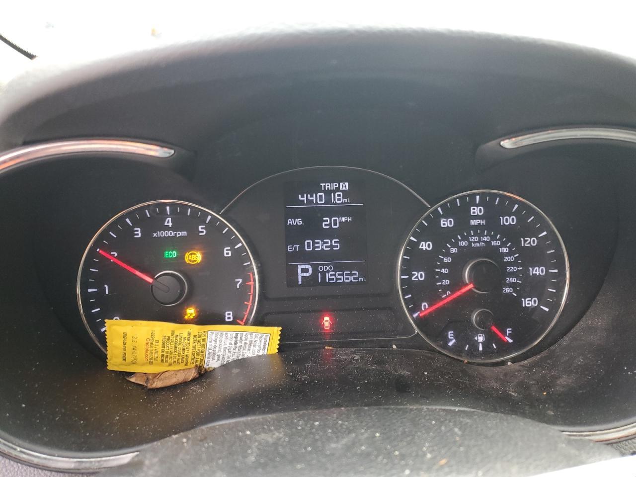2016 KIA FORTE