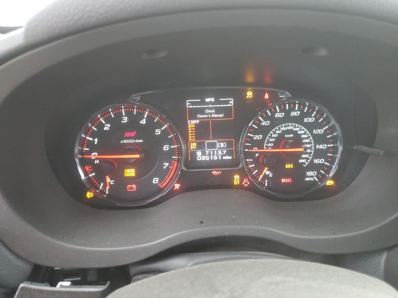 2020 SUBARU WRX