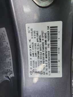 2014 HONDA ACCORD