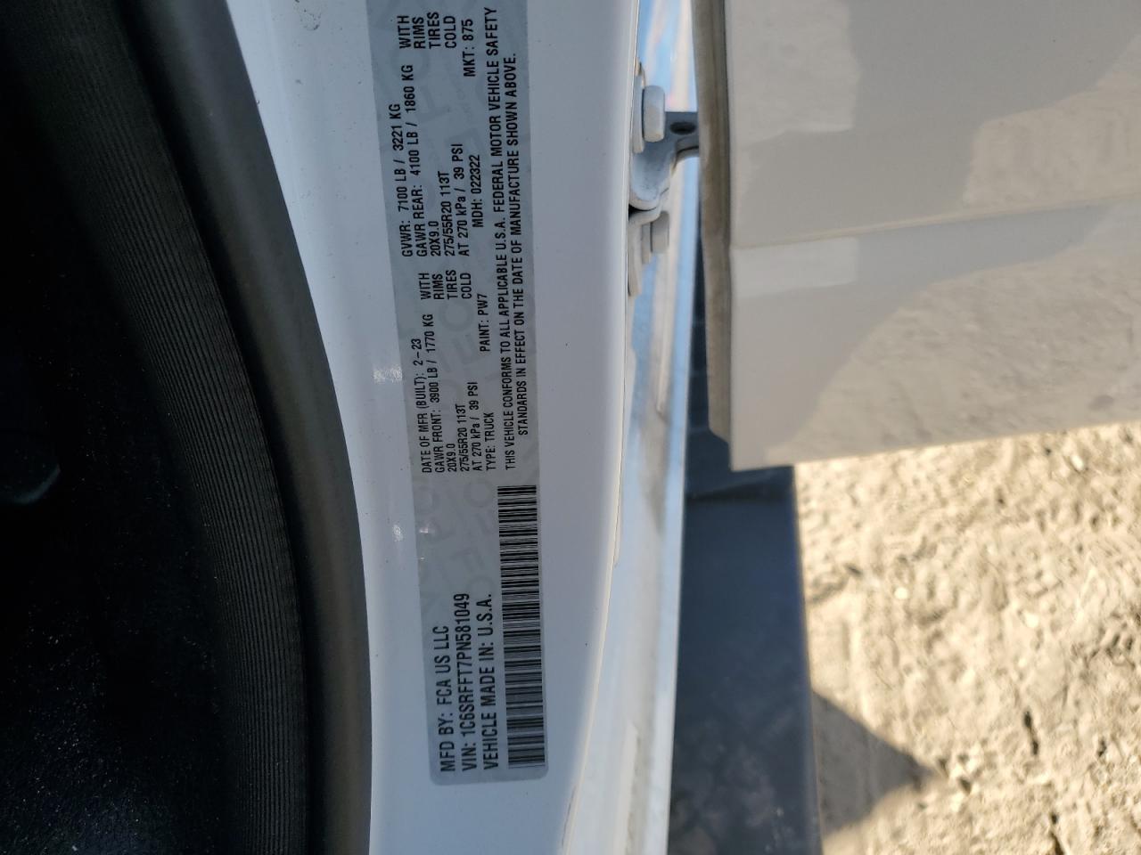2023 RAM 1500