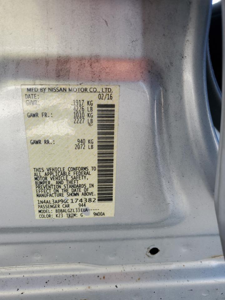 2016 NISSAN ALTIMA