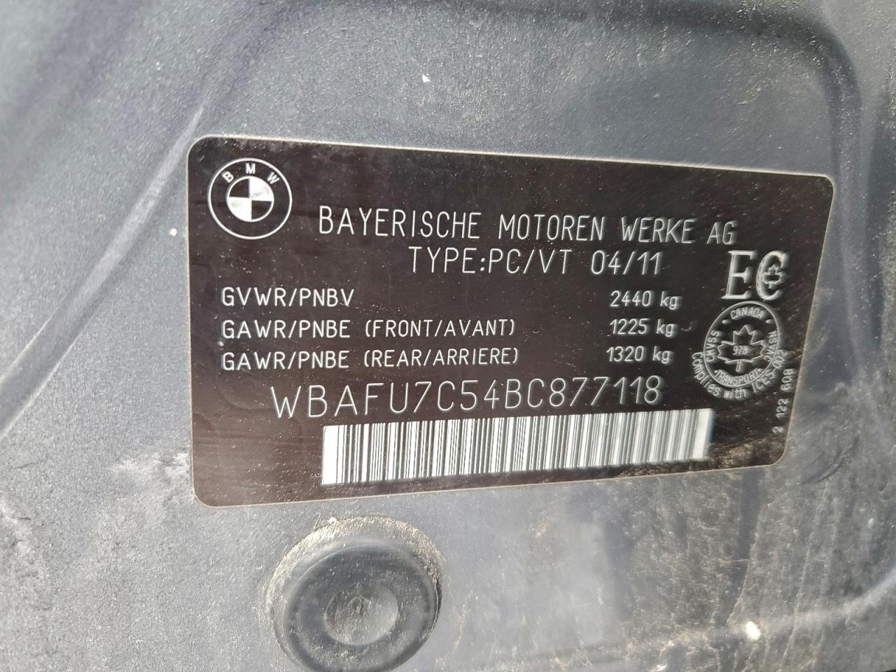 2011 BMW 5 series