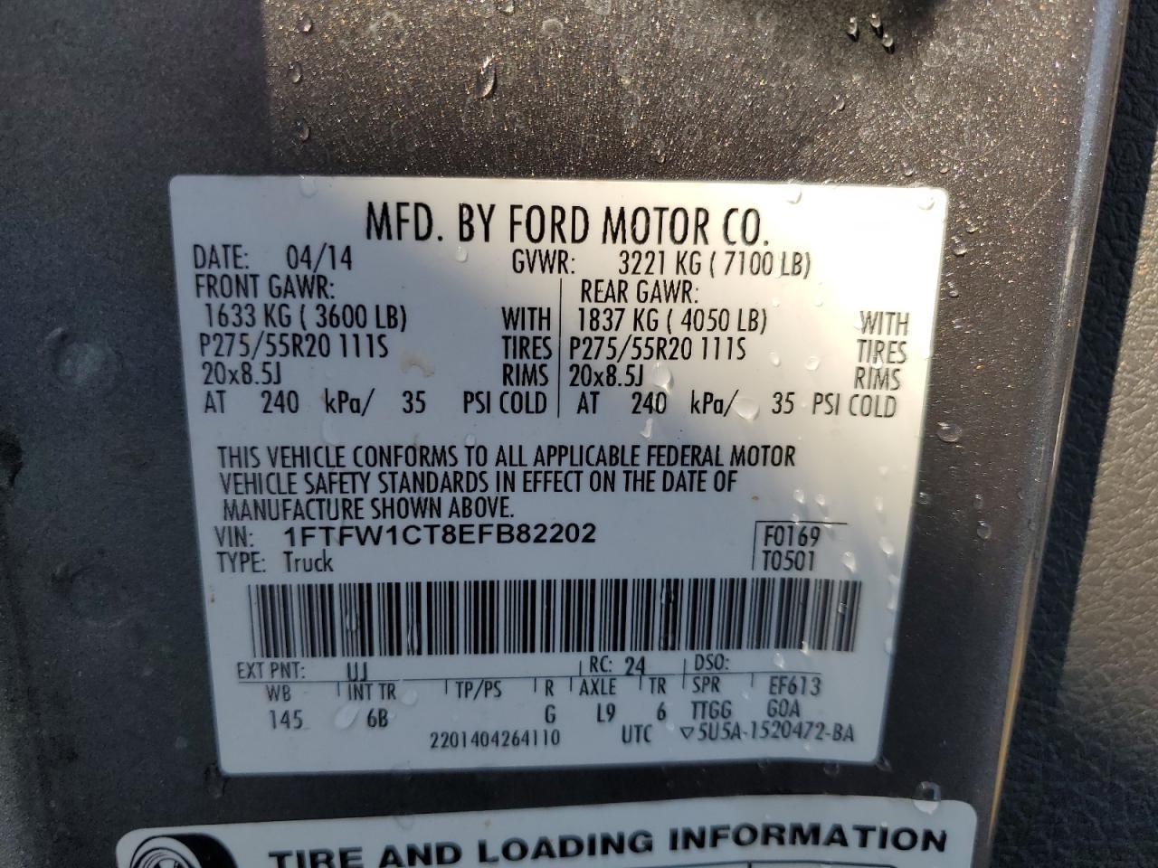 2014 FORD F-150