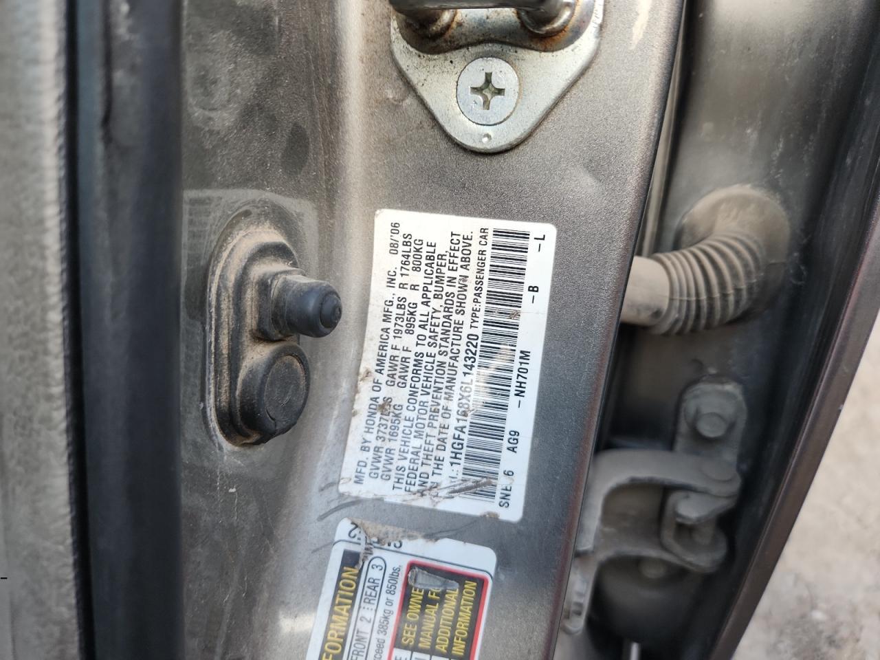 2006 HONDA CIVIC