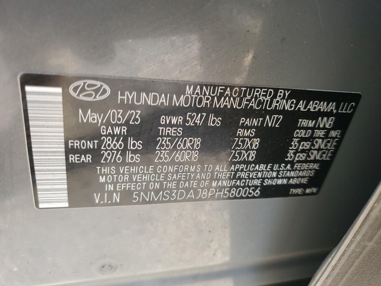 2023 HYUNDAI SANTA FE