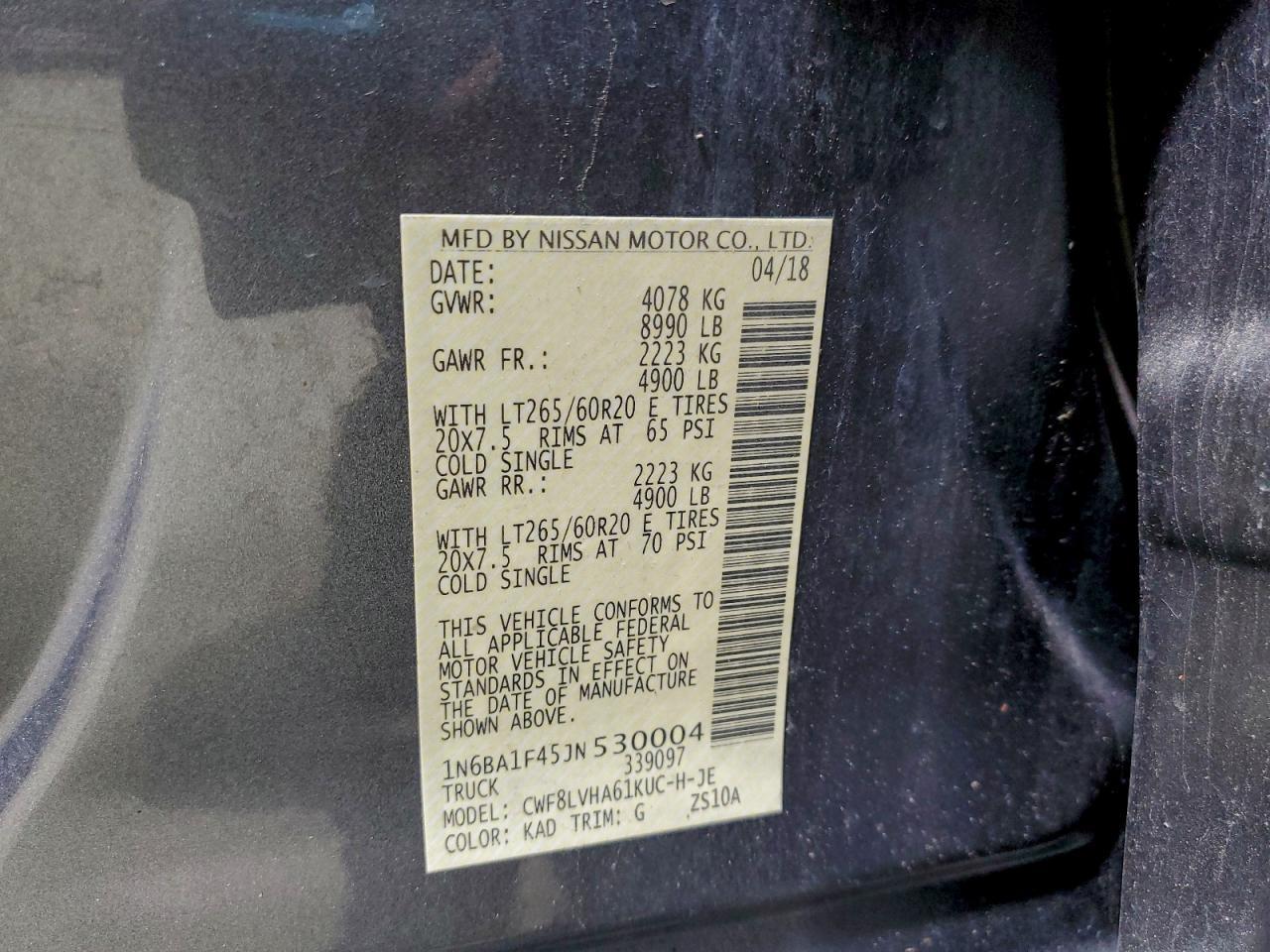 2018 NISSAN Titan