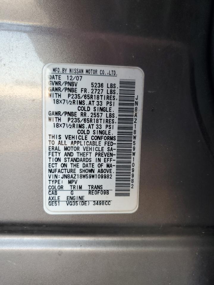2009 NISSAN MURANO