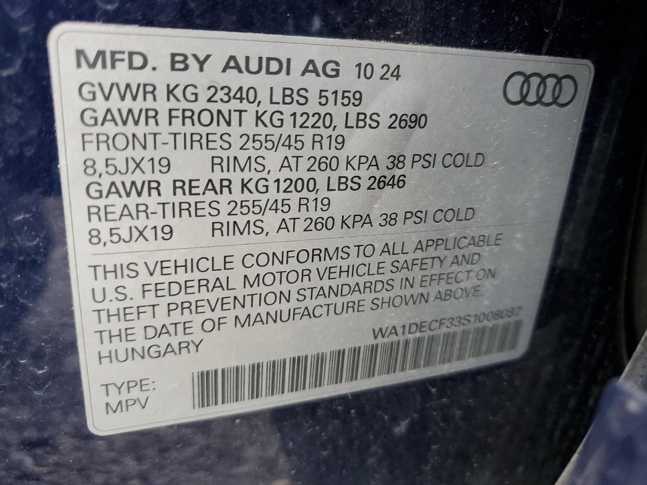 2025 AUDI Q3