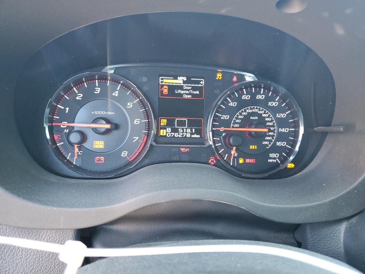 2019 SUBARU WRX