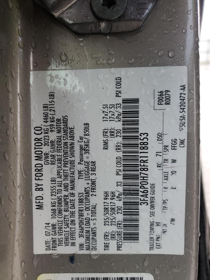 2015 FORD FUSION