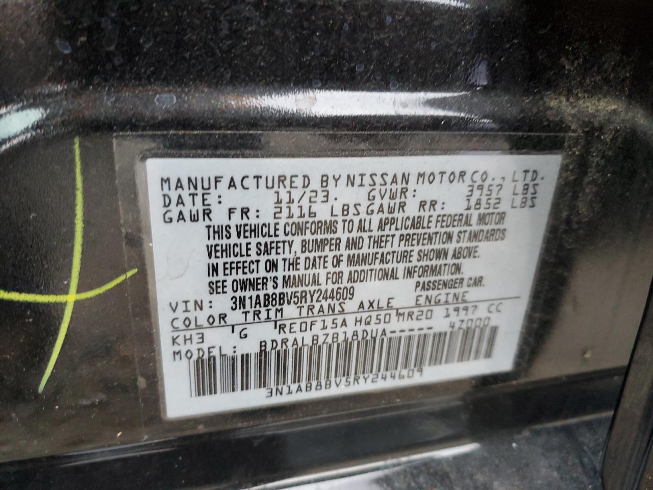 2024 NISSAN SENTRA