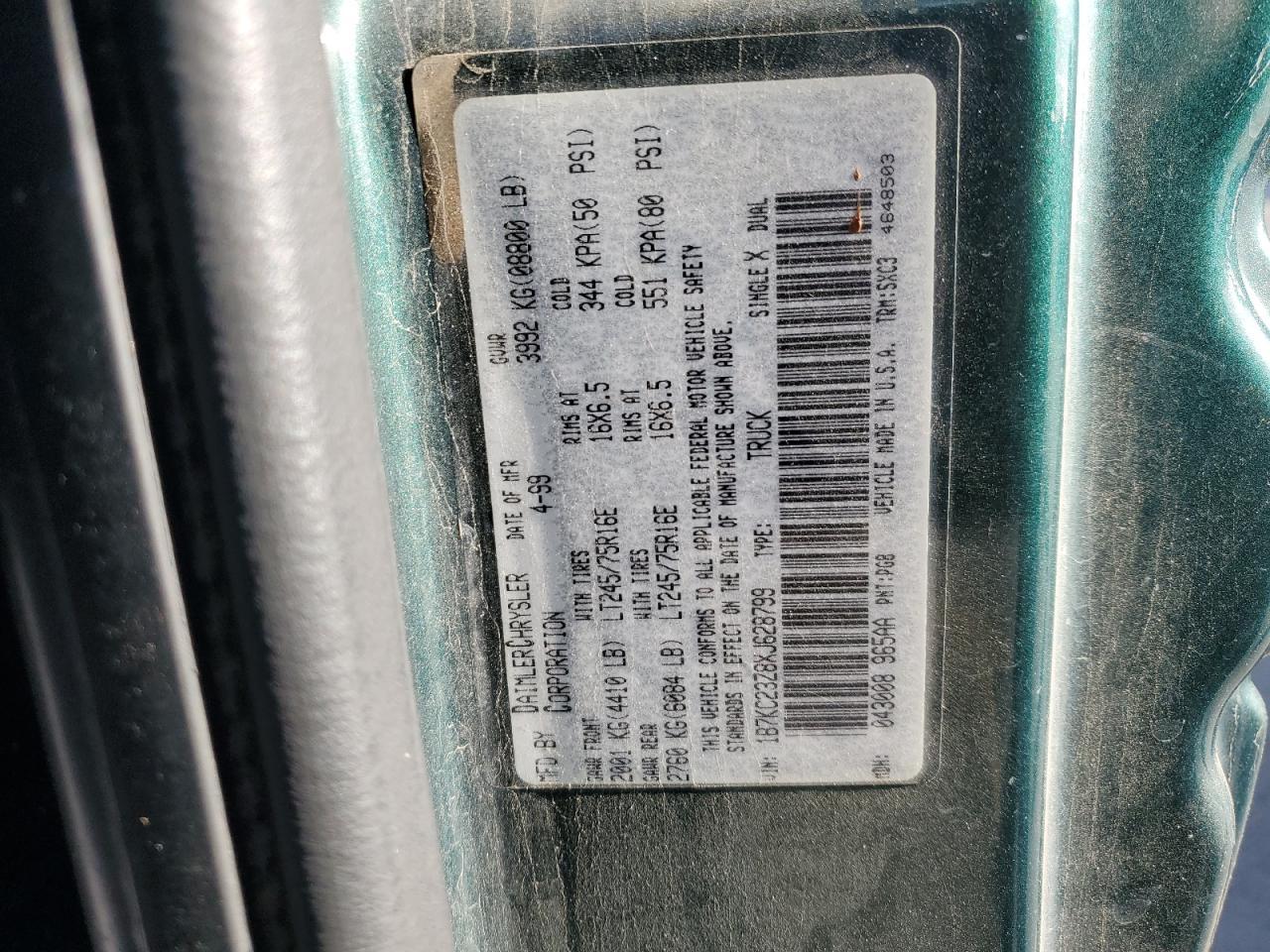1999 DODGE Ram 2500