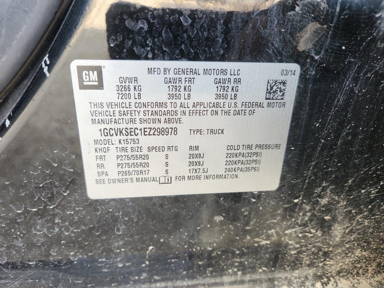 2014 CHEVROLET Silverado