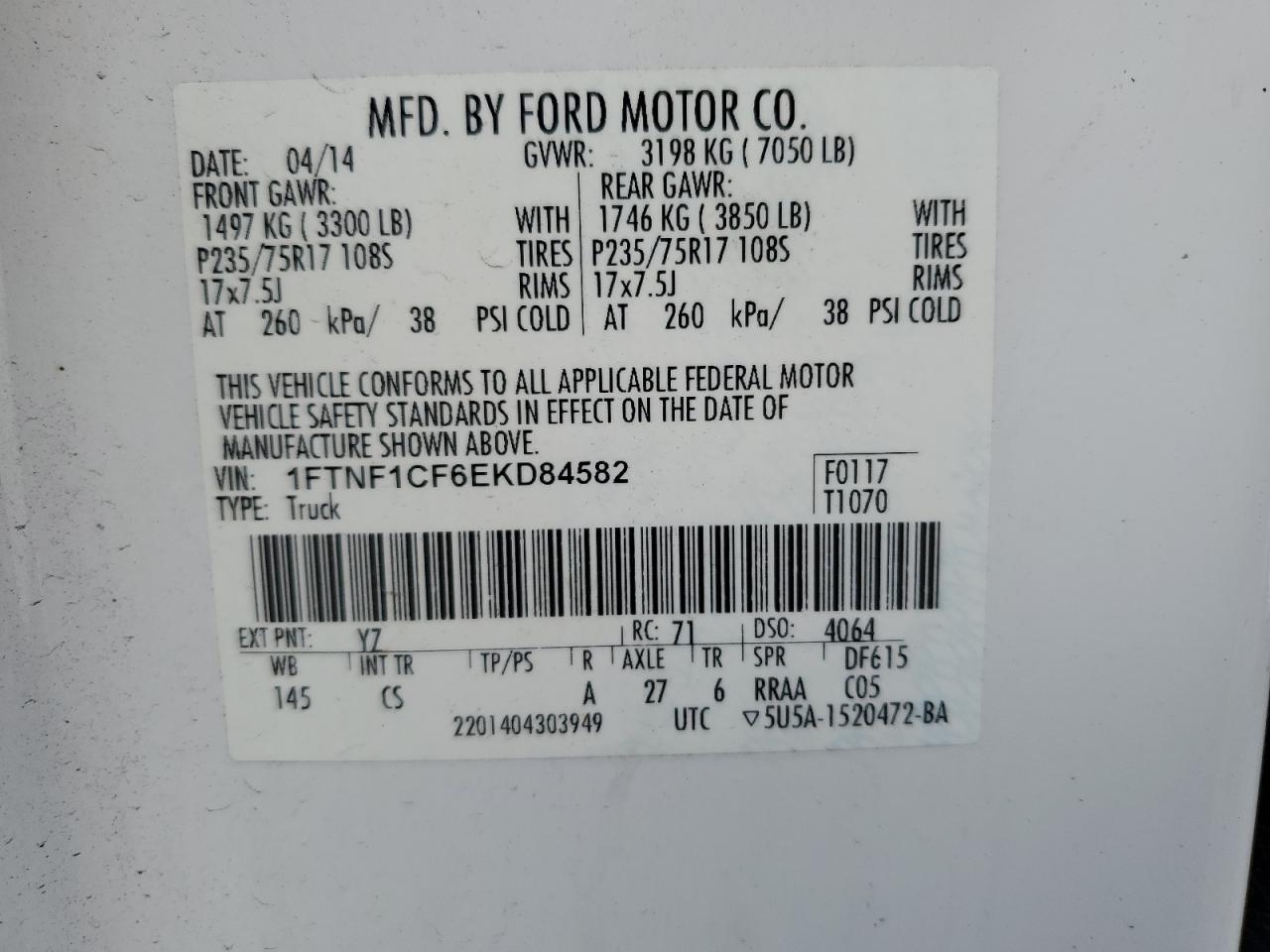 2014 FORD F-150