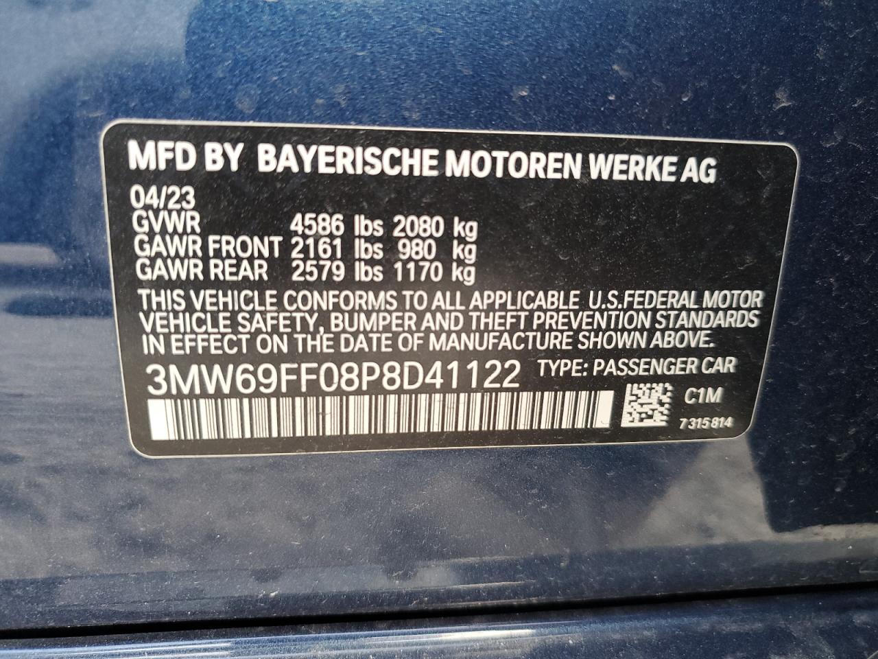 2023 BMW 3 SERIES