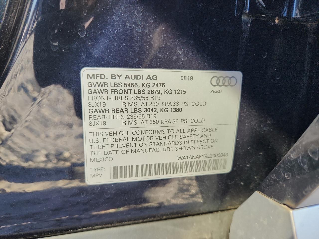 2020 AUDI Q5