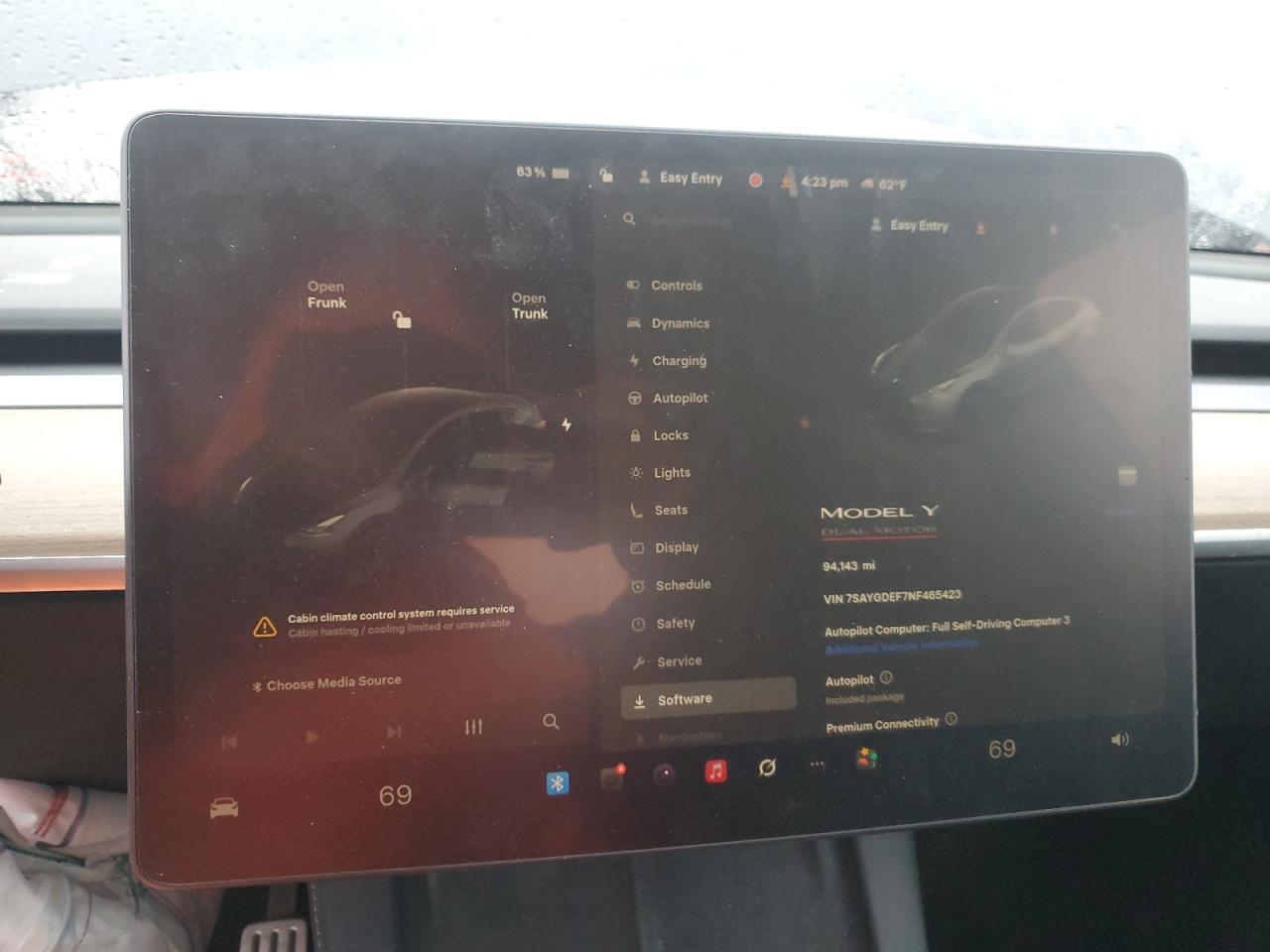2022 TESLA MODEL Y