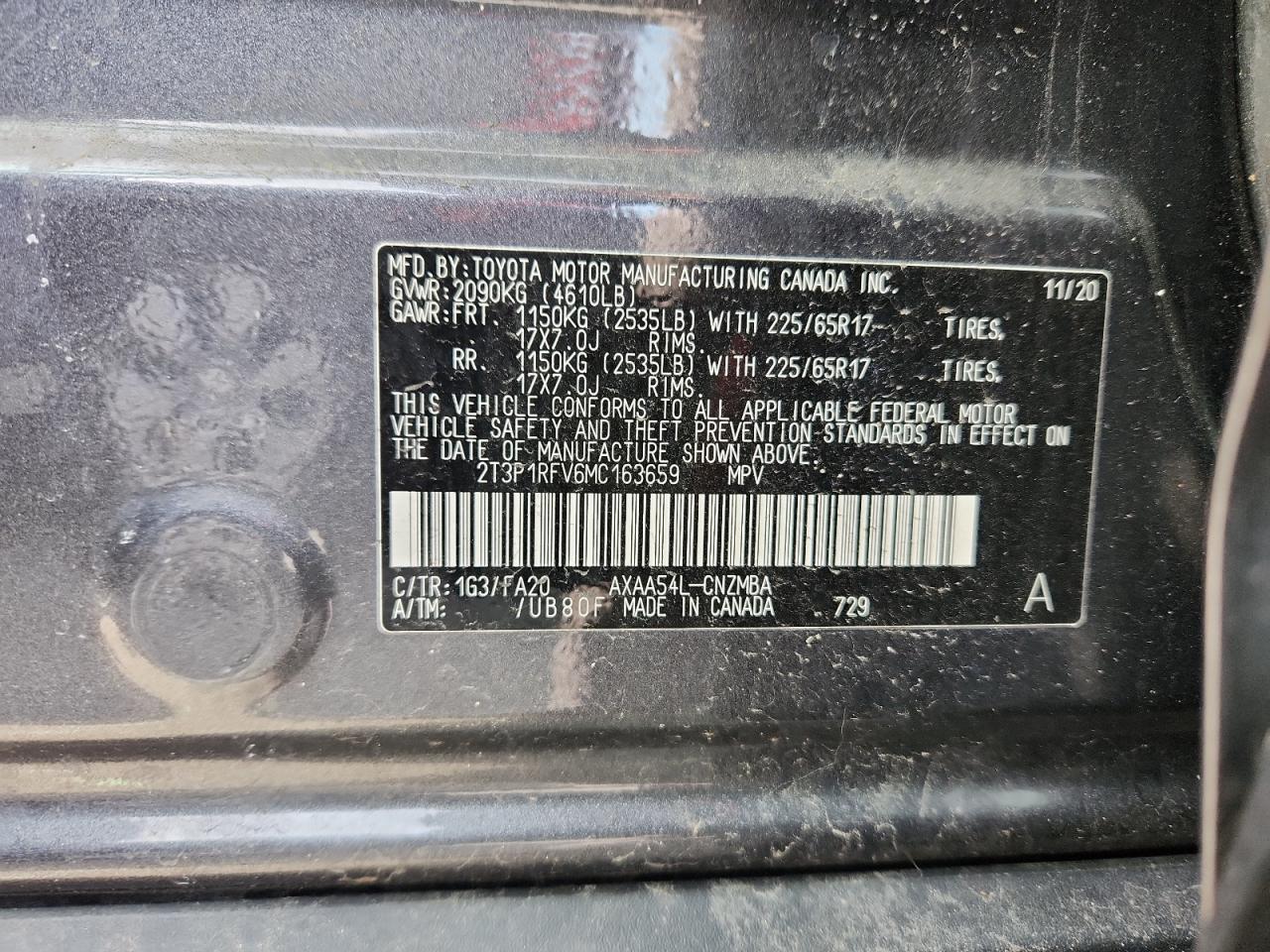 2021 TOYOTA RAV4