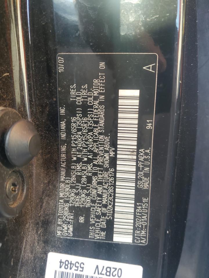 2008 TOYOTA SIENNA